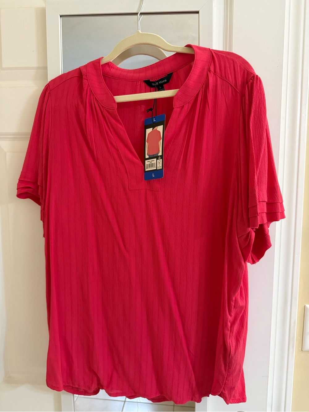 Well Worn Bright Pink Women's Skirt (Hot Pink)